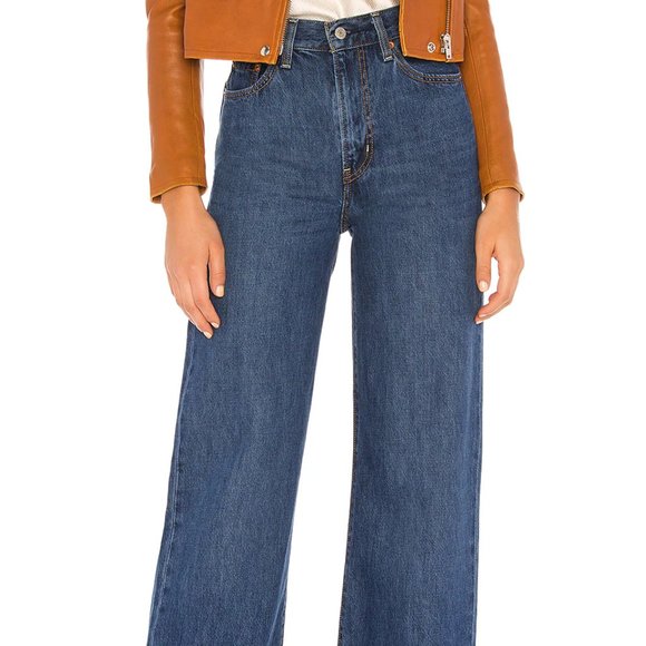 Levi's Denim - COPY - NEVER USED Levi,s ribcage super high rise wide leg jeans 30x34